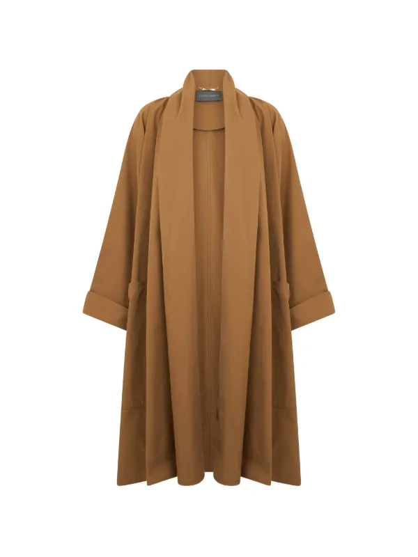 Alberta Ferretti オーバーサイズ コート | ブラウン | FARFETCH JP