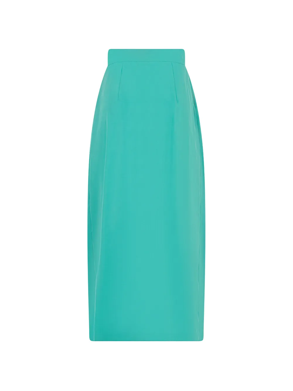 Alberta Ferretti High waist jurk Groen