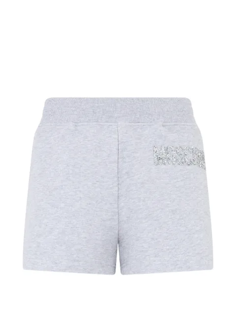 Moschino logo-embellished cotton shorts