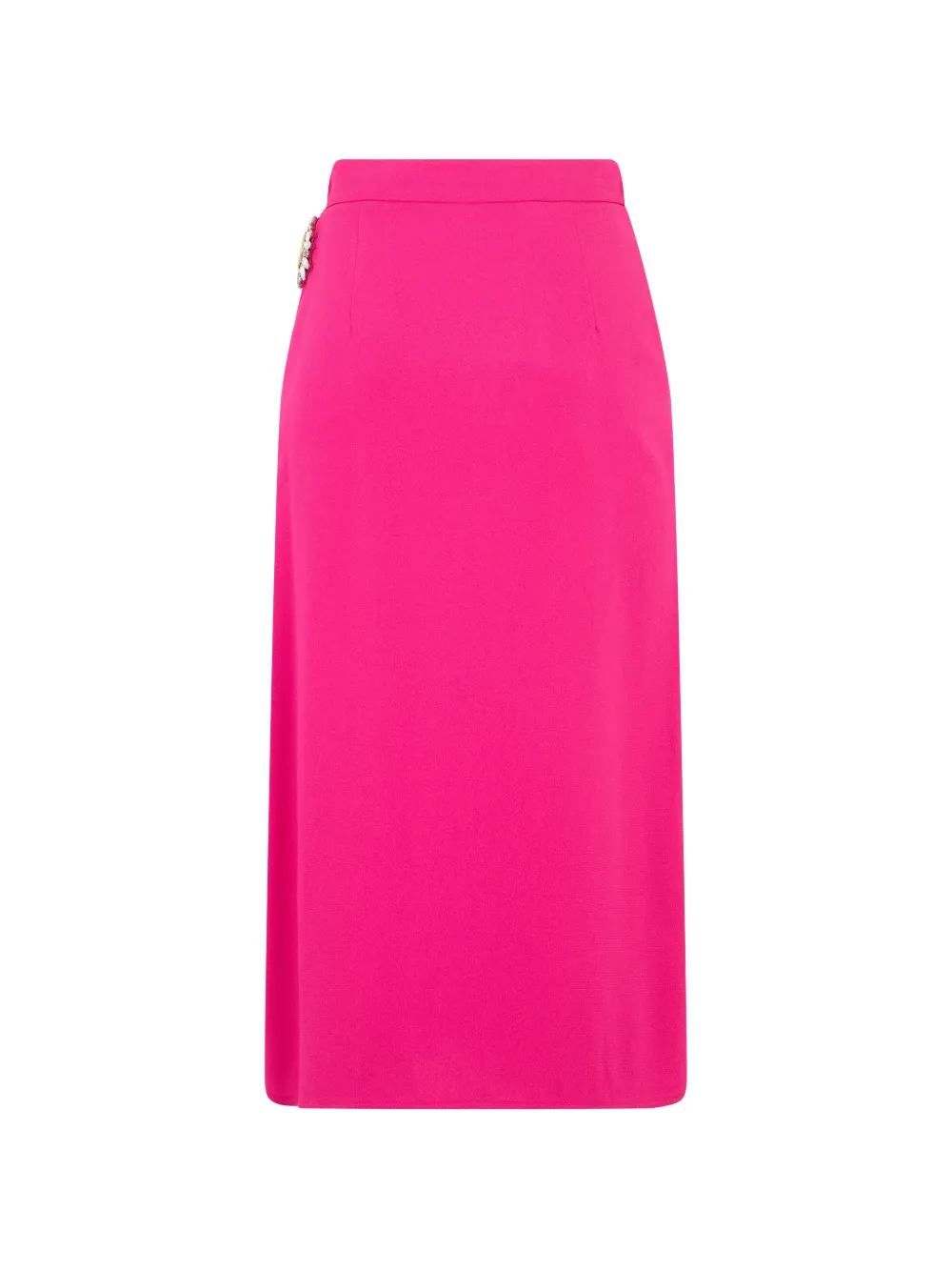 Moschino Gedrapeerde midi-rok verfraaid met kristallen Roze