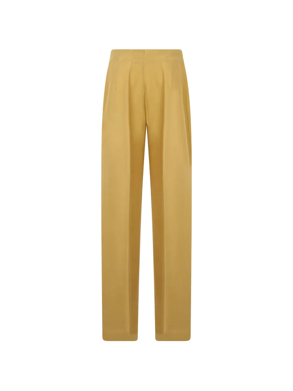 Alberta Ferretti High waist broek Geel