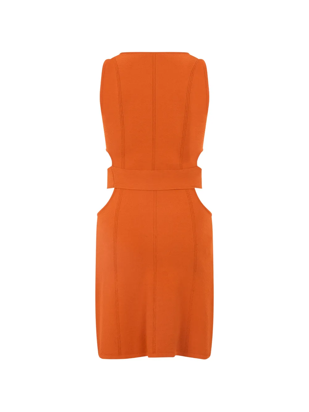 Alberta Ferretti Jurk met V-hals Oranje