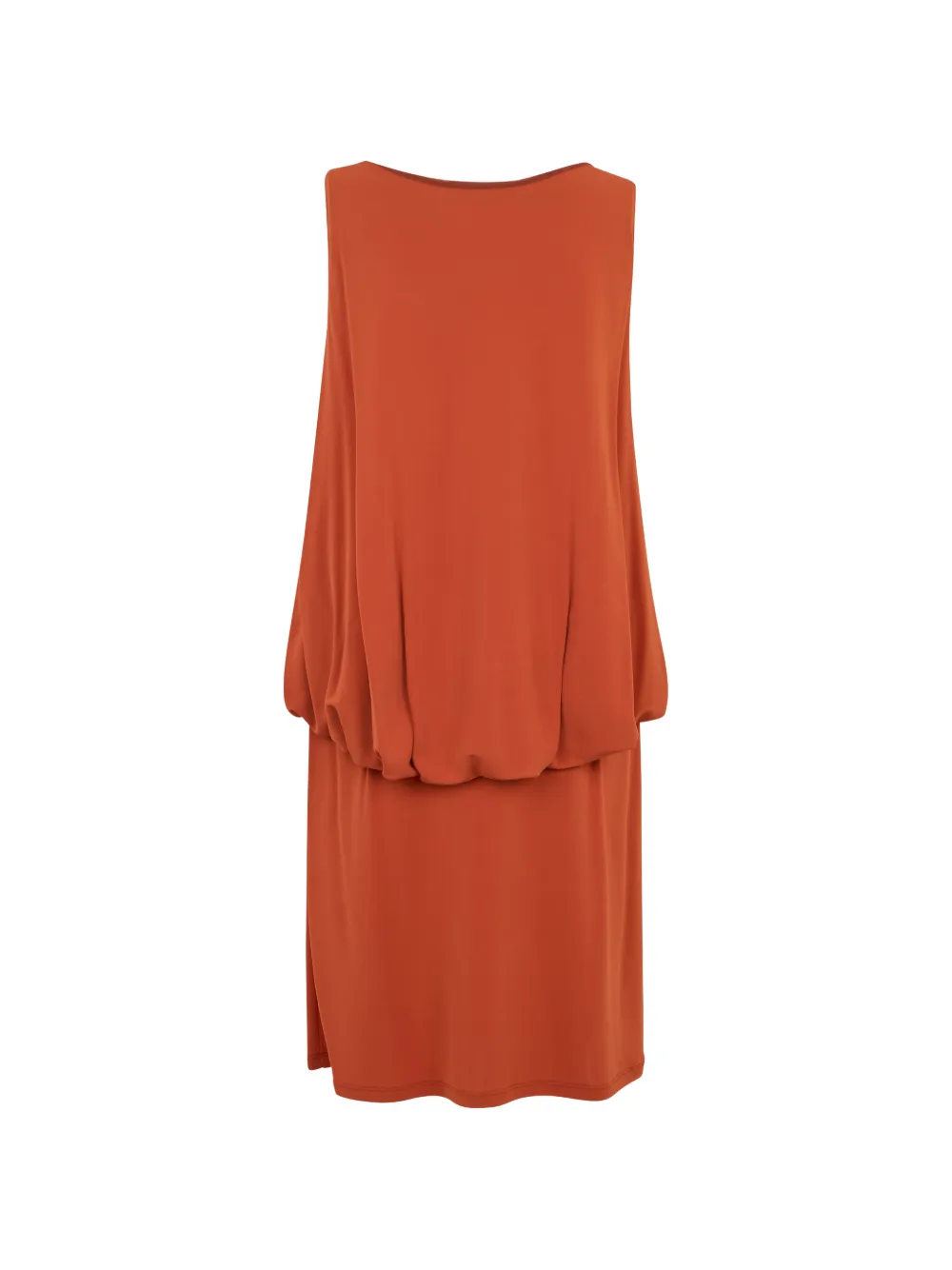 Alberta Ferretti Mouwloze mini-jurk Oranje