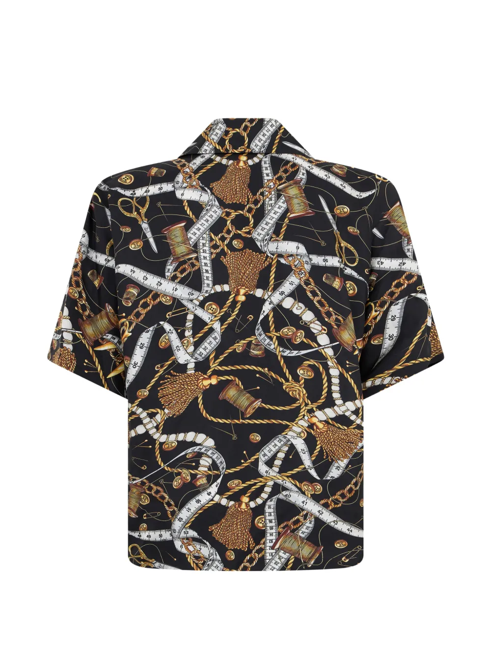 Moschino Overhemd met grafische print Zwart