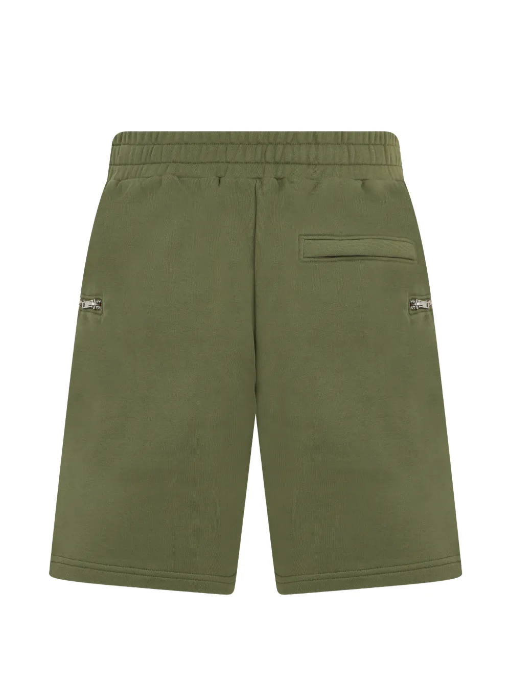 Moschino Shorts met geborduurd logo en ritsdetail Groen