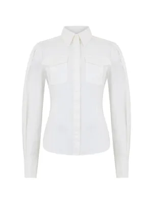 Ermanno Scervino レースインサート シャツ | ホワイト | FARFETCH JP