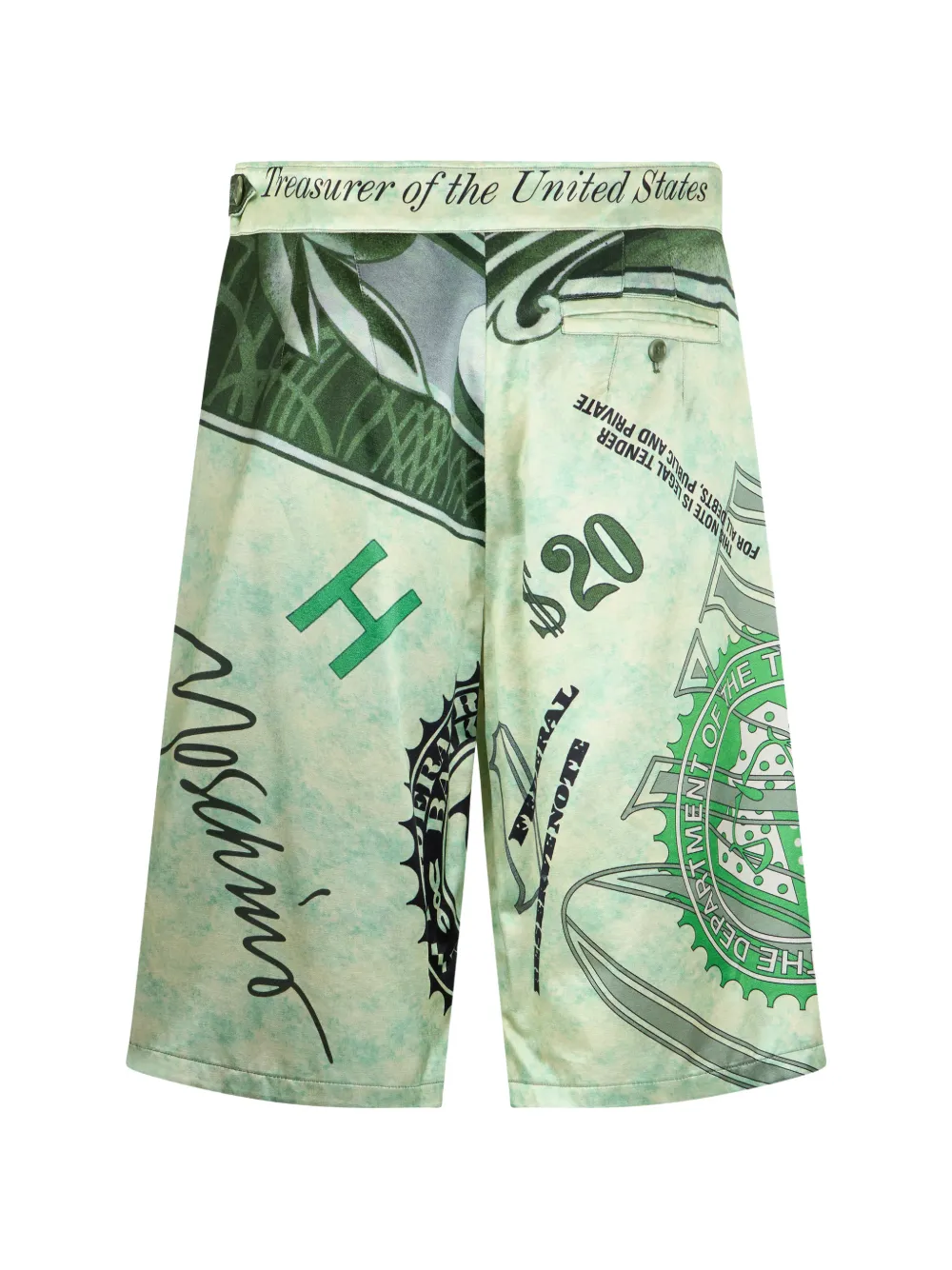 Moschino Overhemd met print Groen