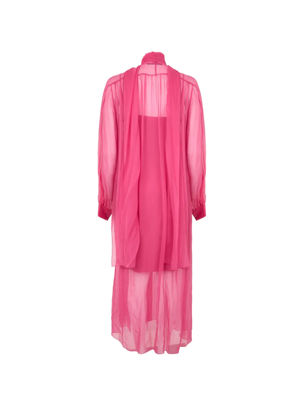 Alberta Ferretti Zijden midi-jurk Roze