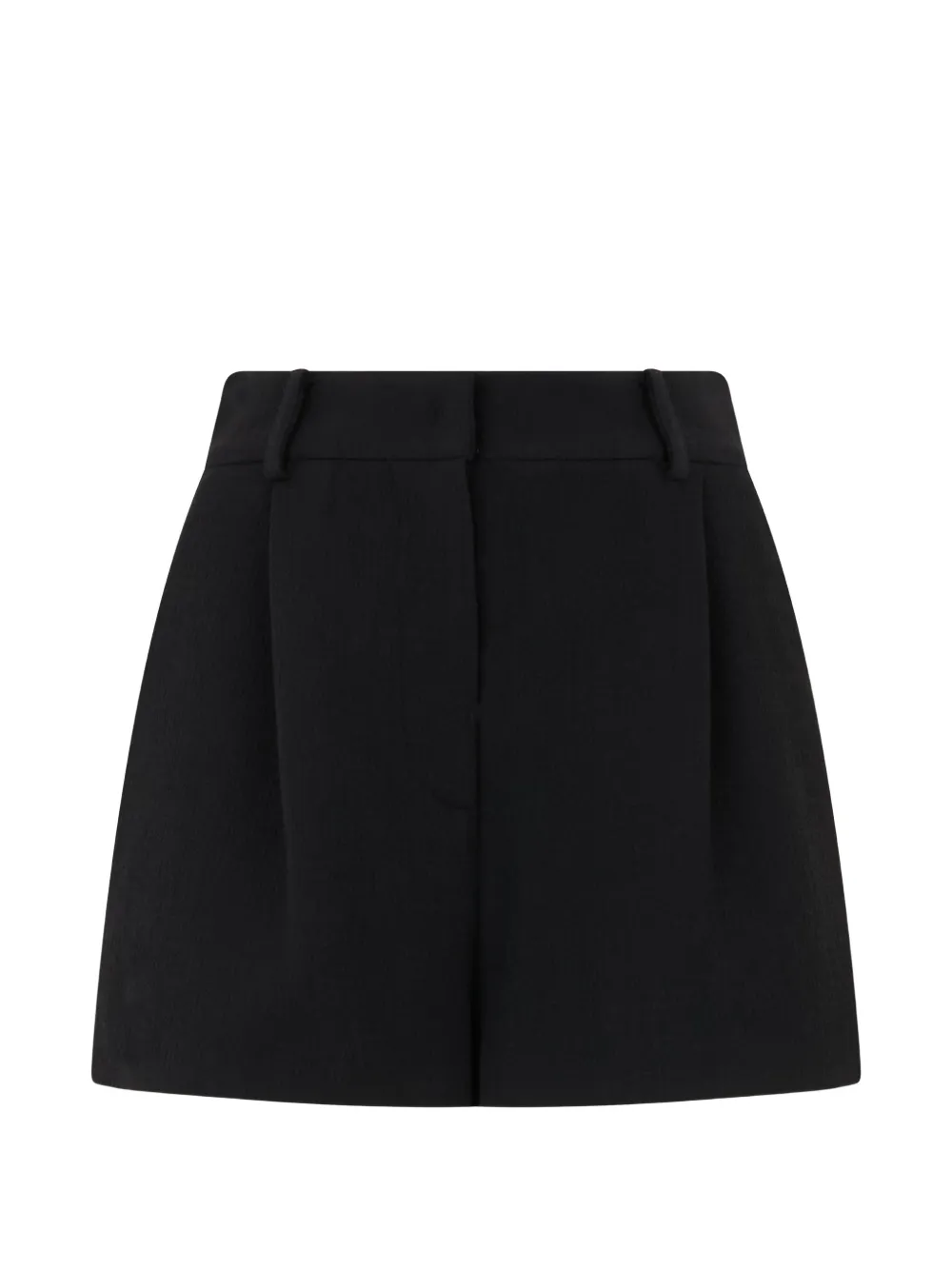 Moschino high-waisted pleated shorts - Nero