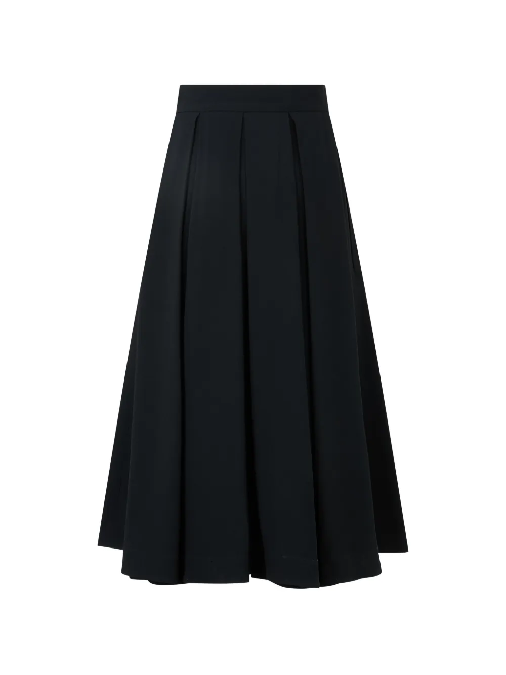 Moschino high-waisted pleated maxi skirt - Nero