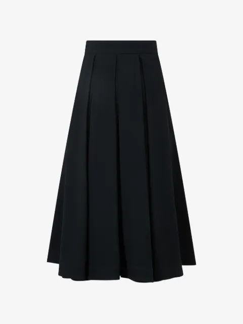 Moschino high-waisted pleated maxi skirt