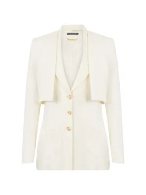 Ermanno Scervino double-breasted Jacket | White | FARFETCH AO