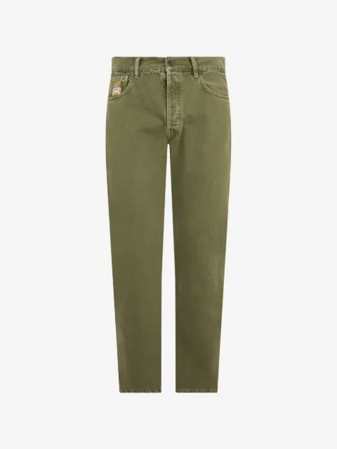 Moschino button-up straight-leg trousers