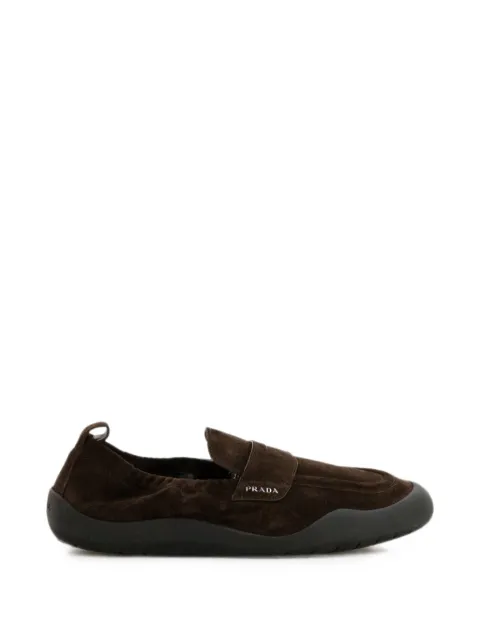 Prada Speedrock suede slip-on loafers