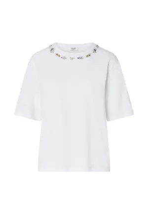 Enföld loose-fit Peplum T-shirt | White | FARFETCH