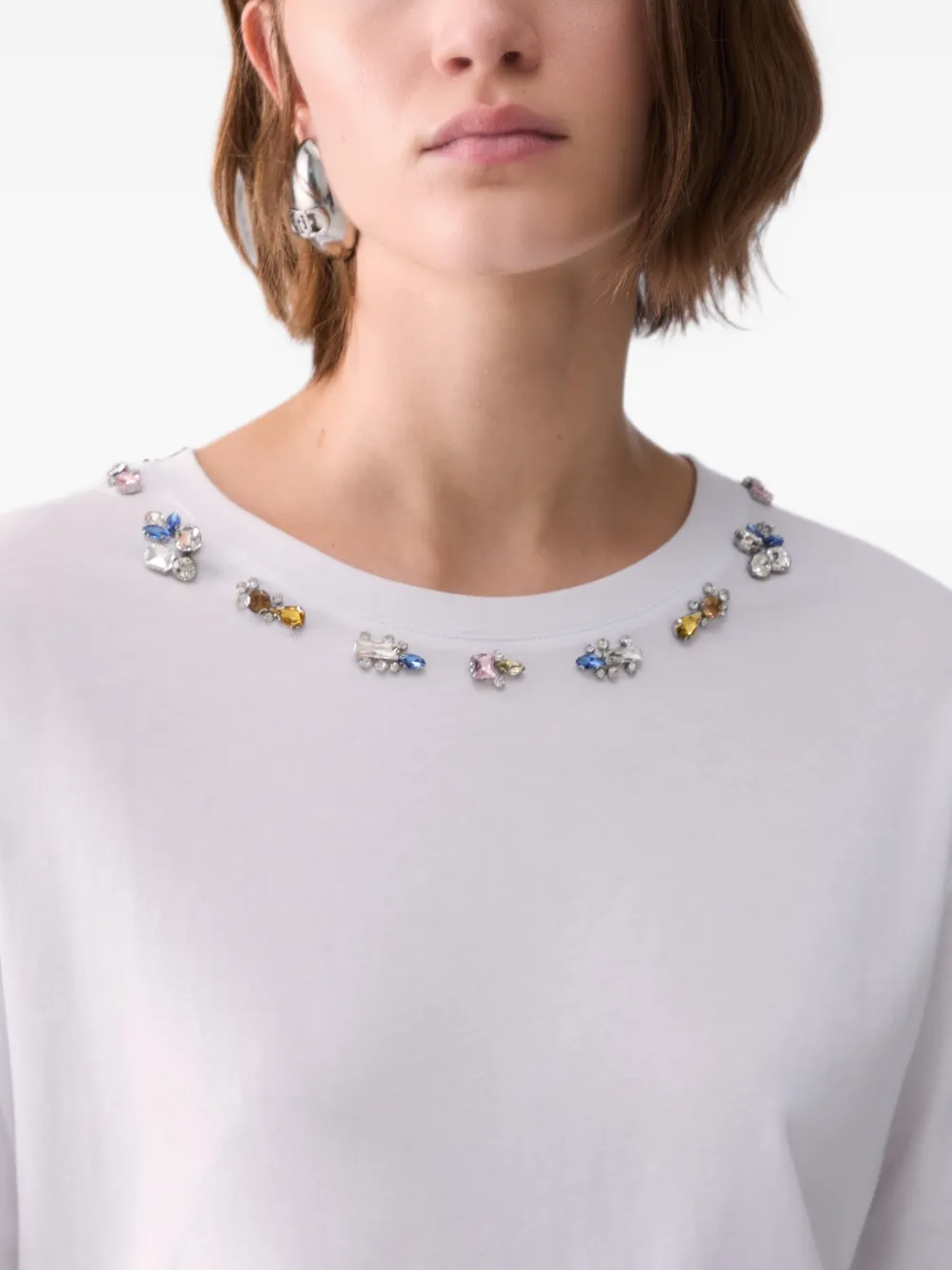 LIU JO T-shirt met borduurwerk Wit