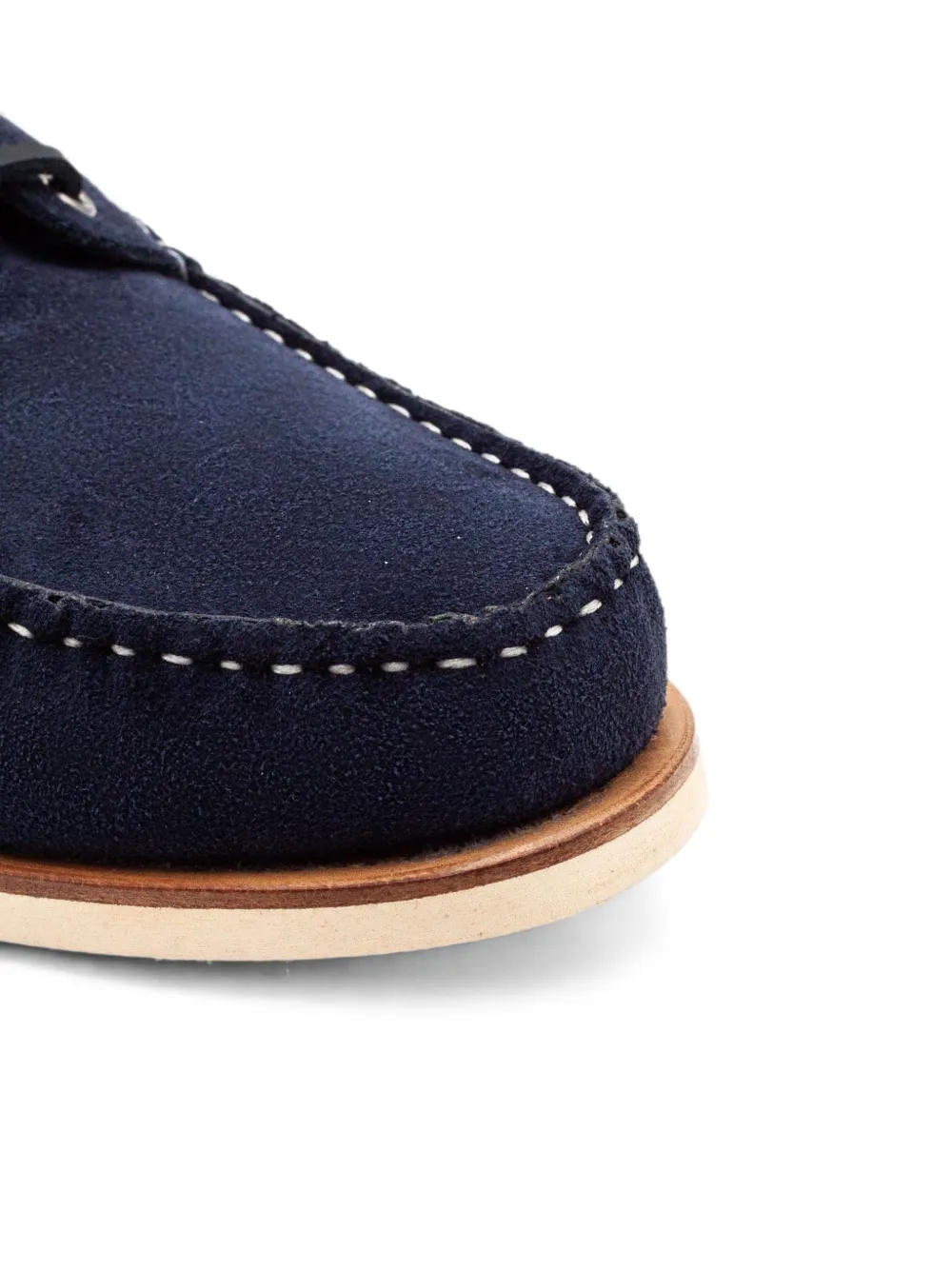 Berwick Shoes lace-up suede boat shoes Blauw