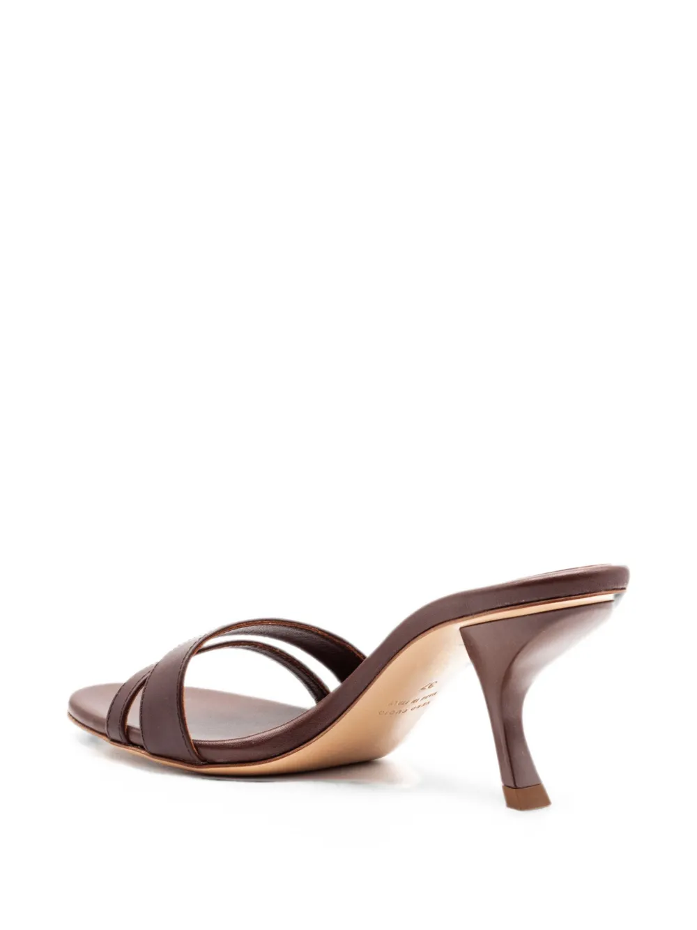 GIABORGHINI double-strap square-toe sandals Bruin