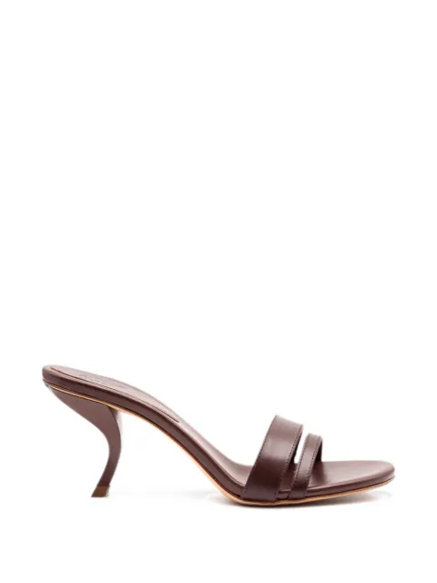 GIABORGHINI double-strap square-toe sandals