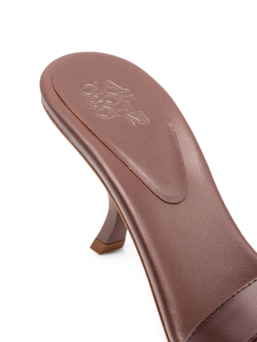 GIABORGHINI double-strap square-toe sandals Bruin