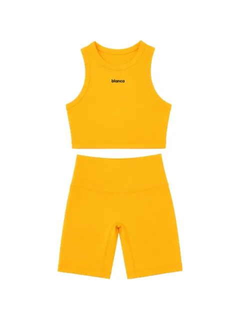 Blanca Sport Kids set de pantalones cortos capri con logo estampado