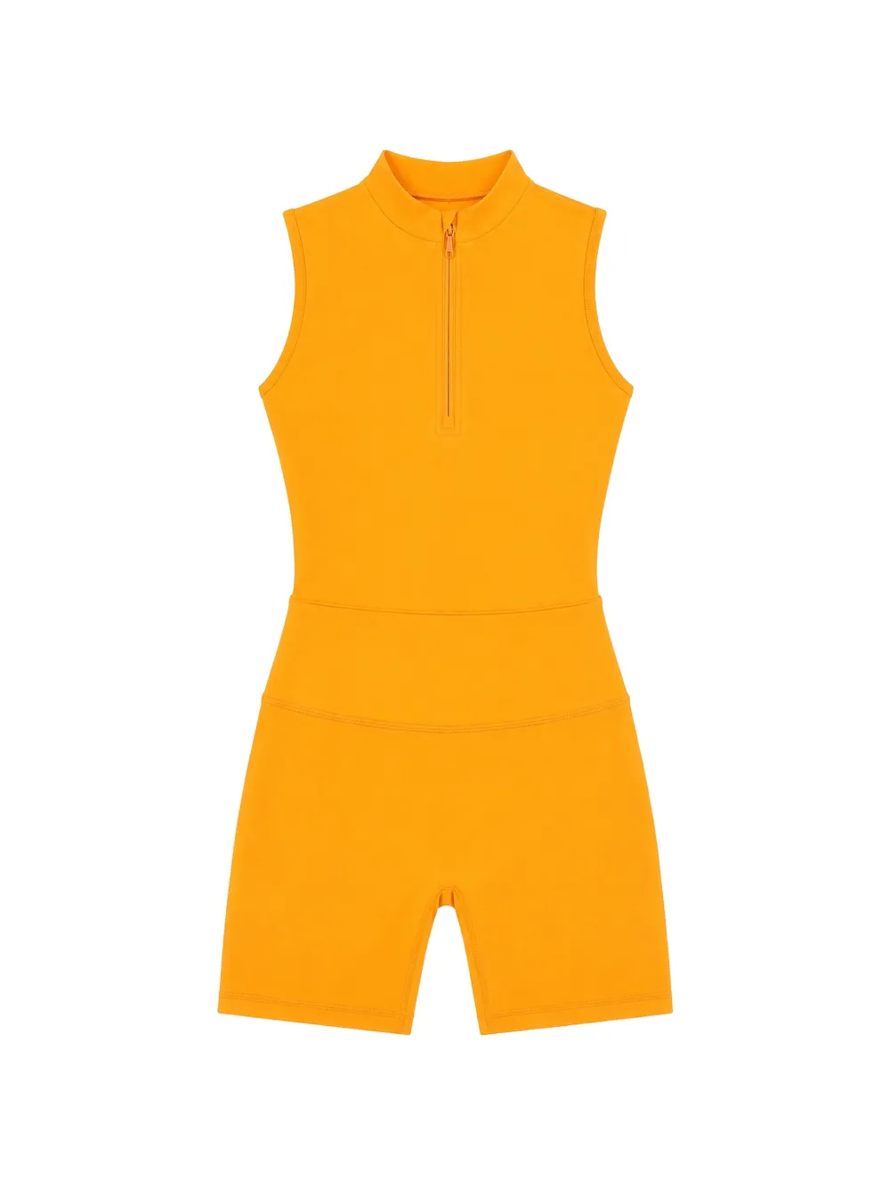Blanca Sport Kids logo-print zip-up top and shorts set - Arancione