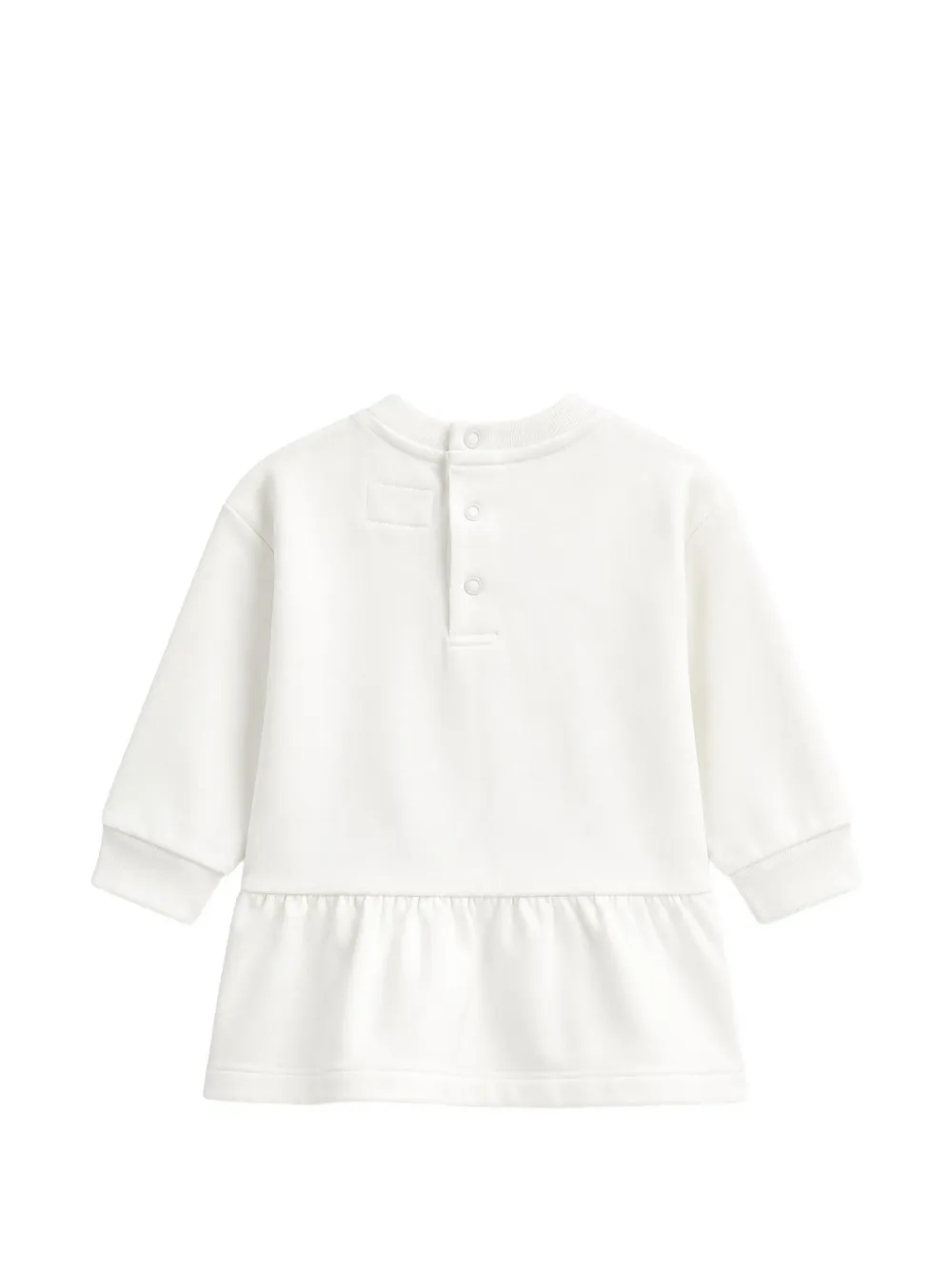 guess kids Jurkset met ruches en logoprint Wit