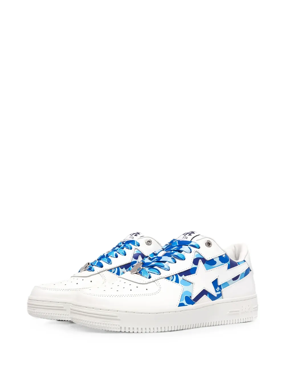 A BATHING APE Bape Sta Icon ABC Camo sneakers Wit