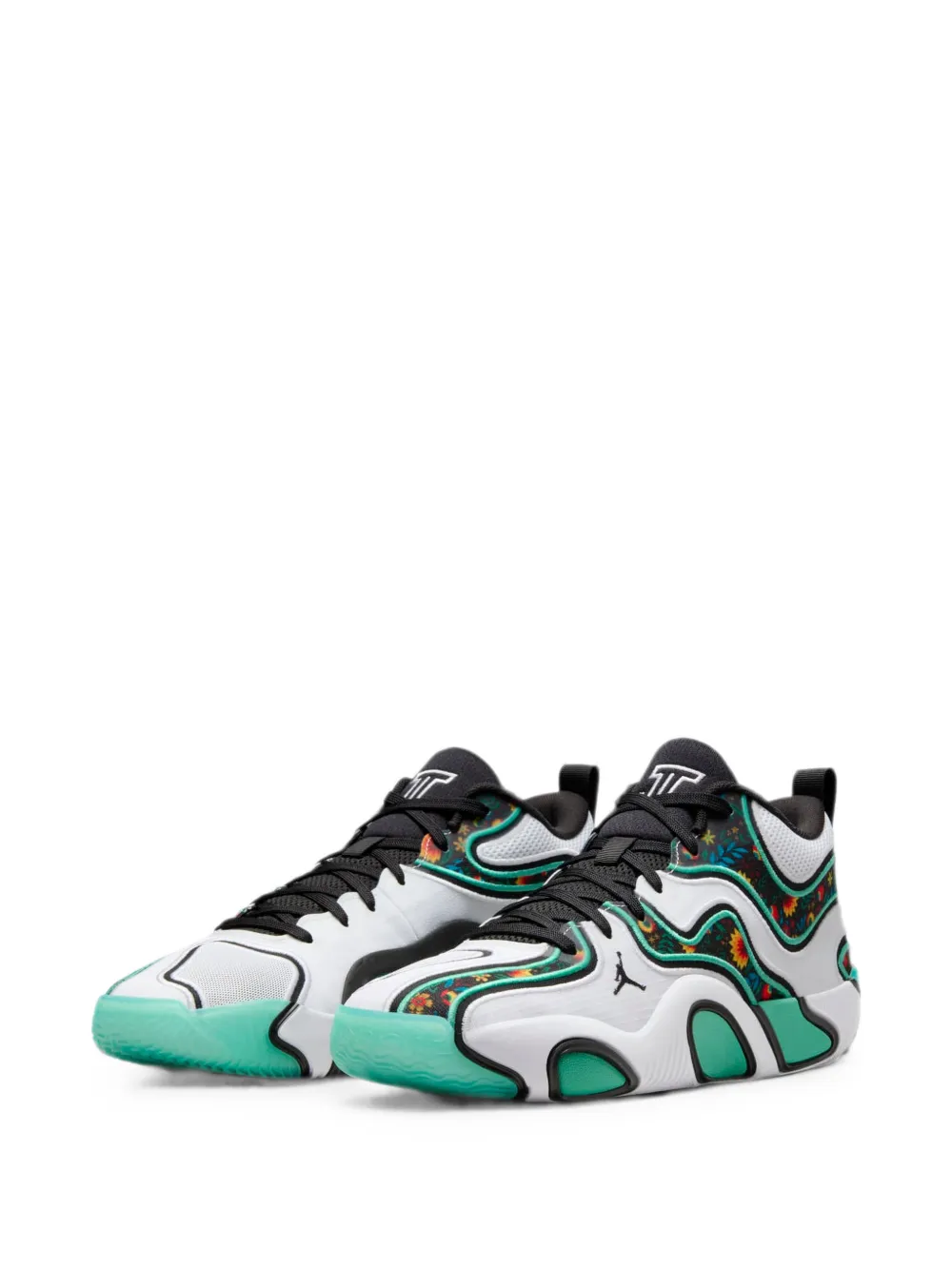 Jordan Tatum 3 sneakers met bloemenprint Wit
