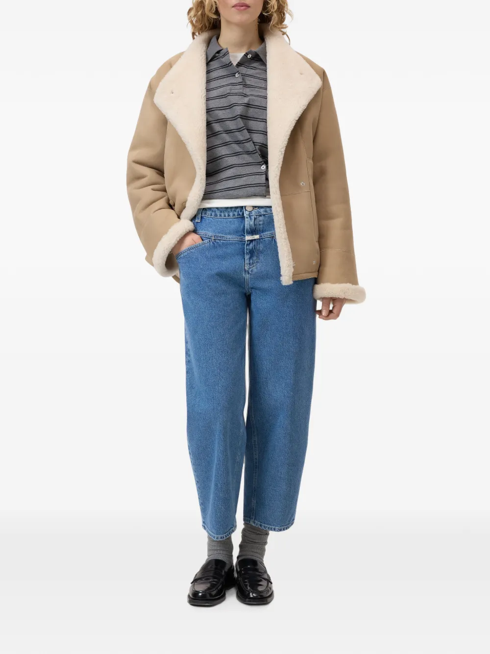 Closed Stover-X jeans met toelopende pijpen Blauw