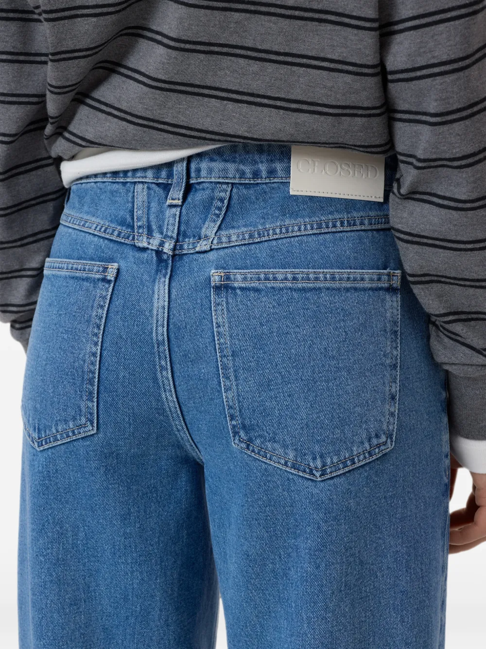 Closed Stover-X jeans met toelopende pijpen Blauw