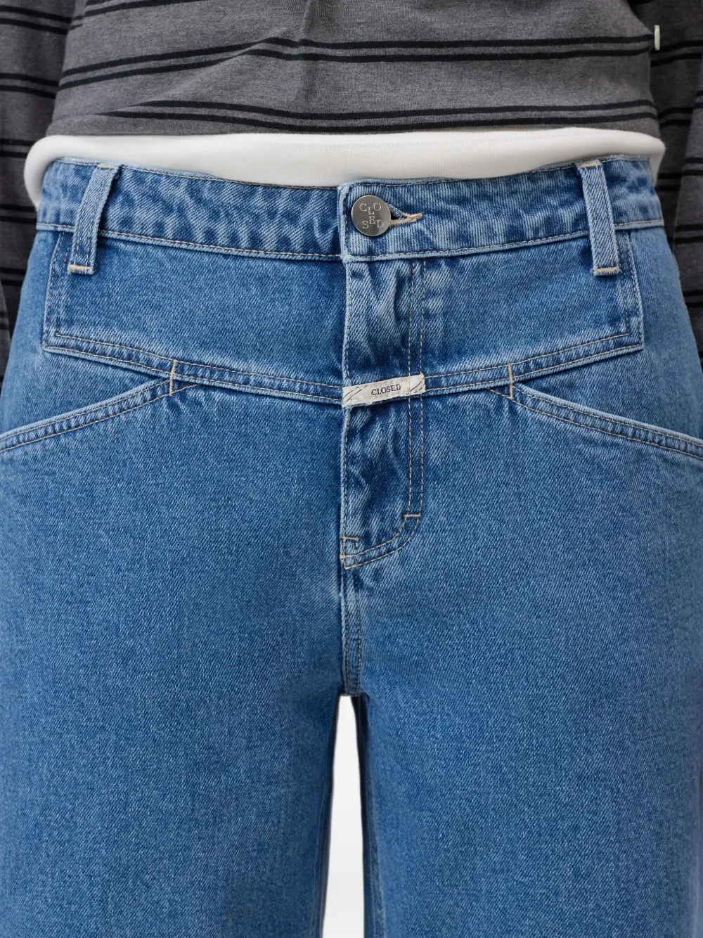 Closed Stover-X jeans met toelopende pijpen Blauw