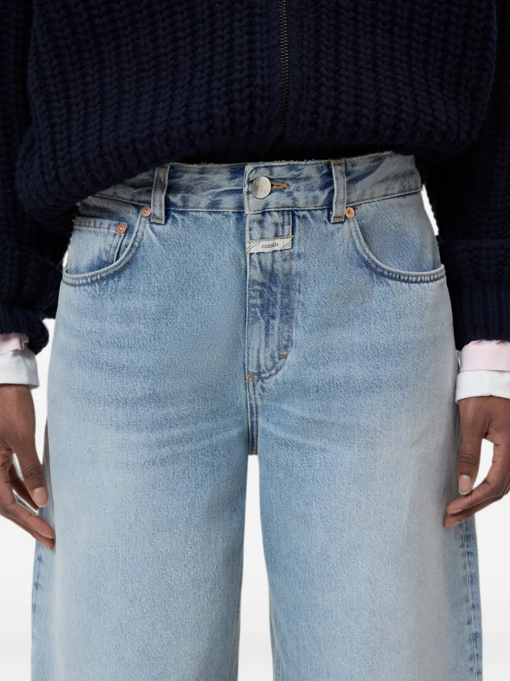 Closed Jazzie jeans met toelopende pijpen Blauw
