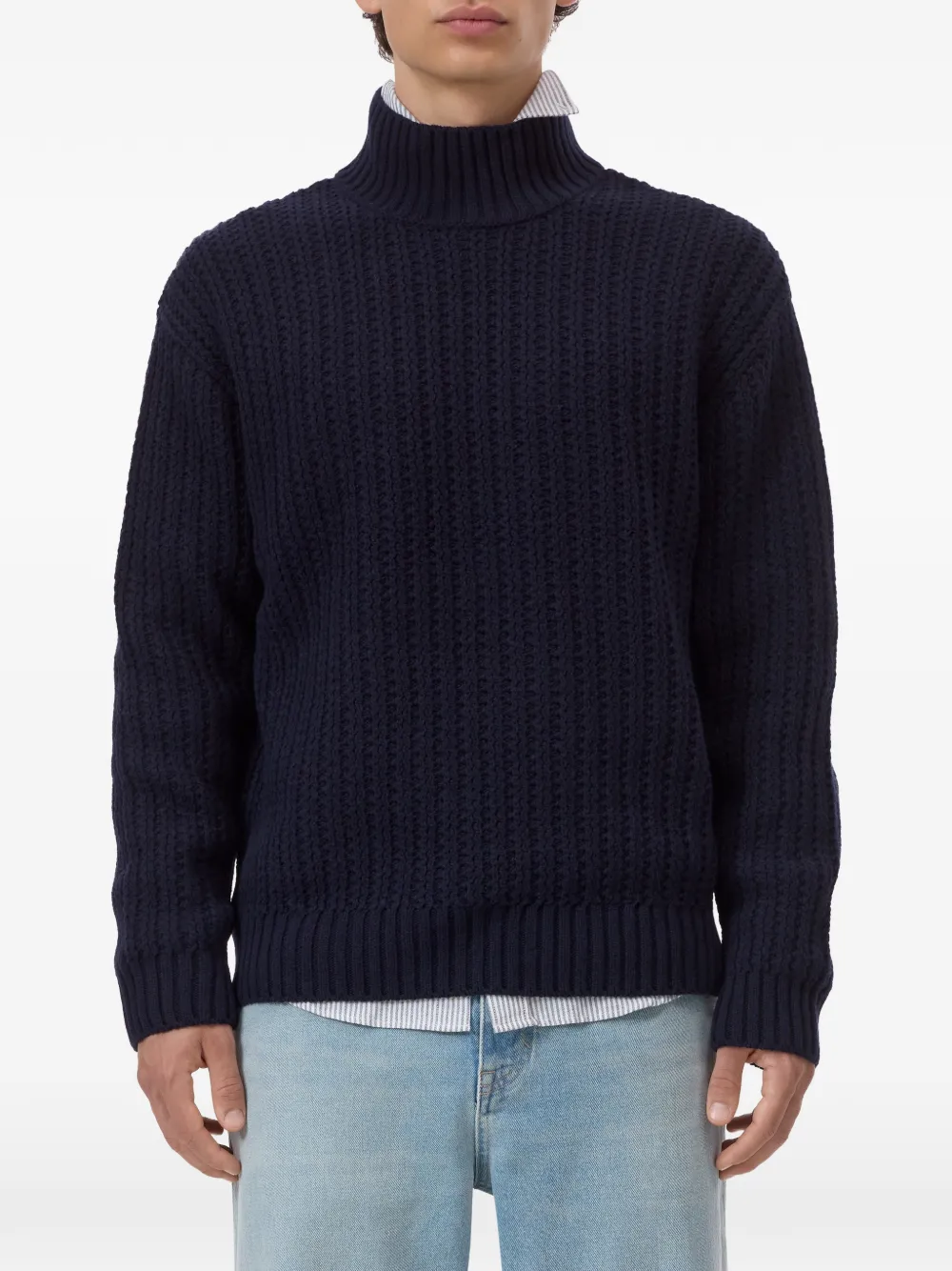 Closed Wollen coltrui Blauw
