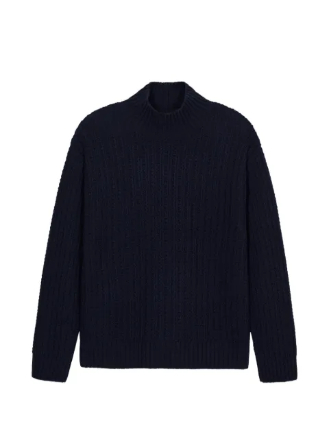 Closed roll-neck wool sweater