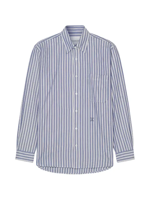Closed striped cotton shirt