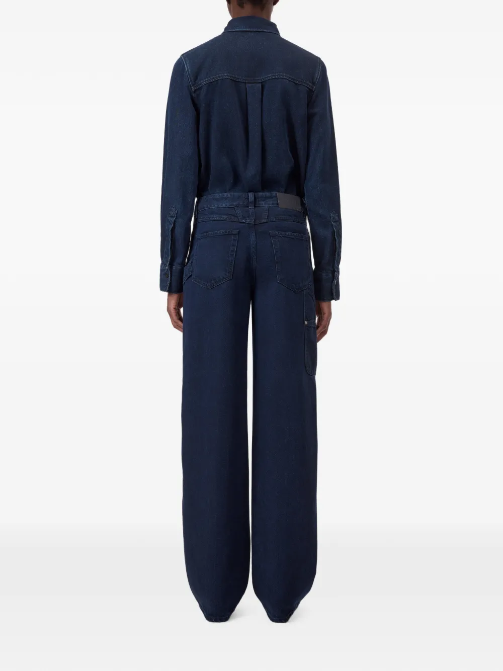 Closed Weston wide-leg jeans Blauw
