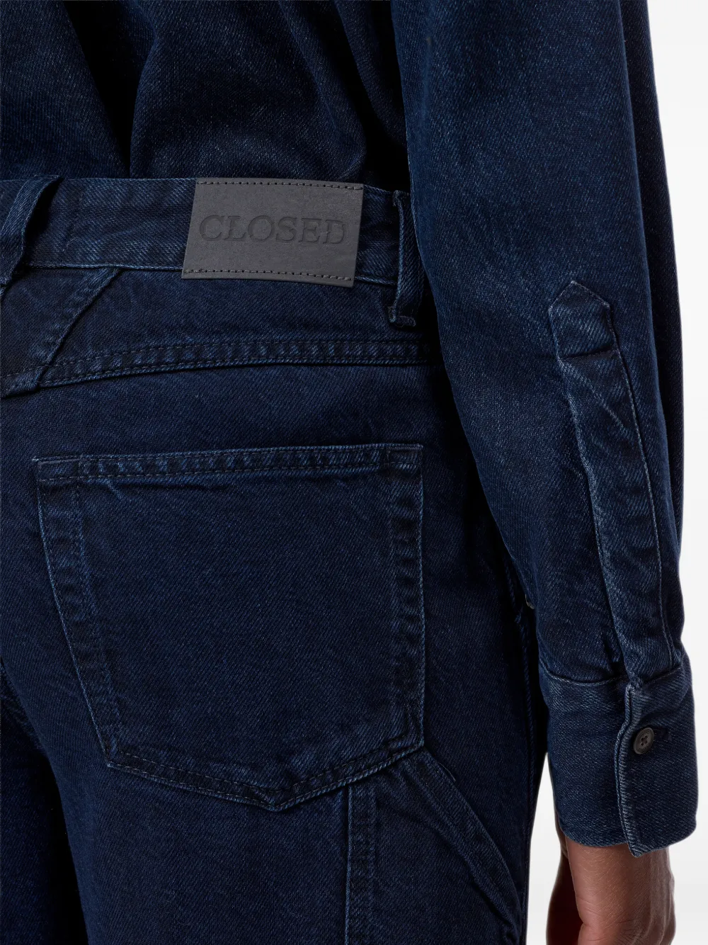 Closed Weston wide-leg jeans Blauw