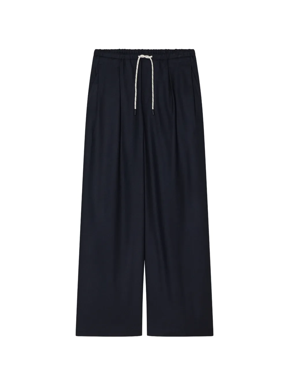 Closed Wynston palazzo broek met trekkoord Blauw