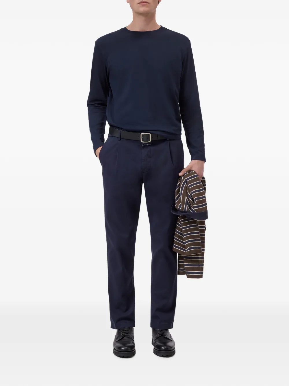 Closed Vigo broek met toelopende pijpen Blauw