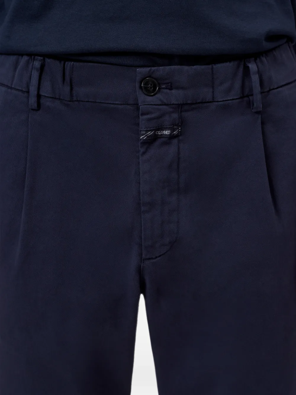 Closed Vigo broek met toelopende pijpen Blauw