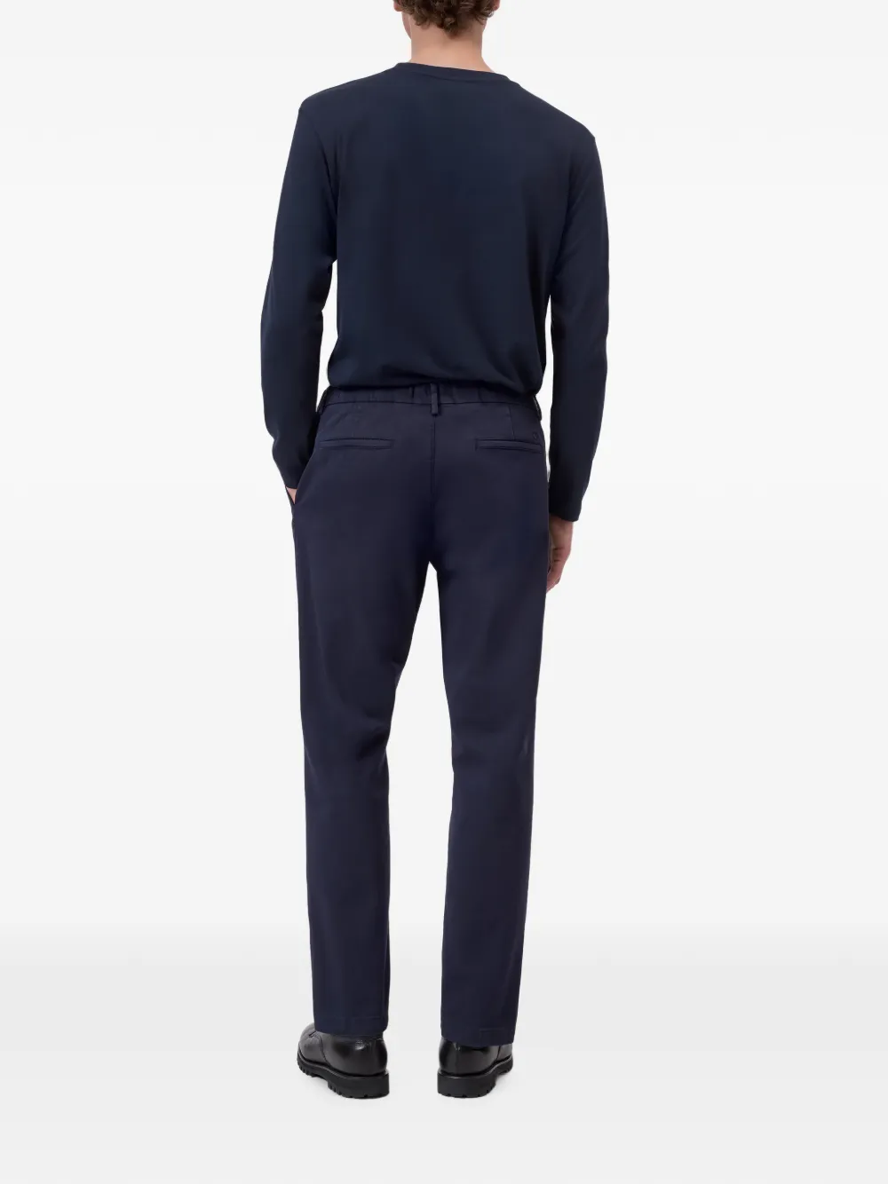 Closed Vigo broek met toelopende pijpen Blauw
