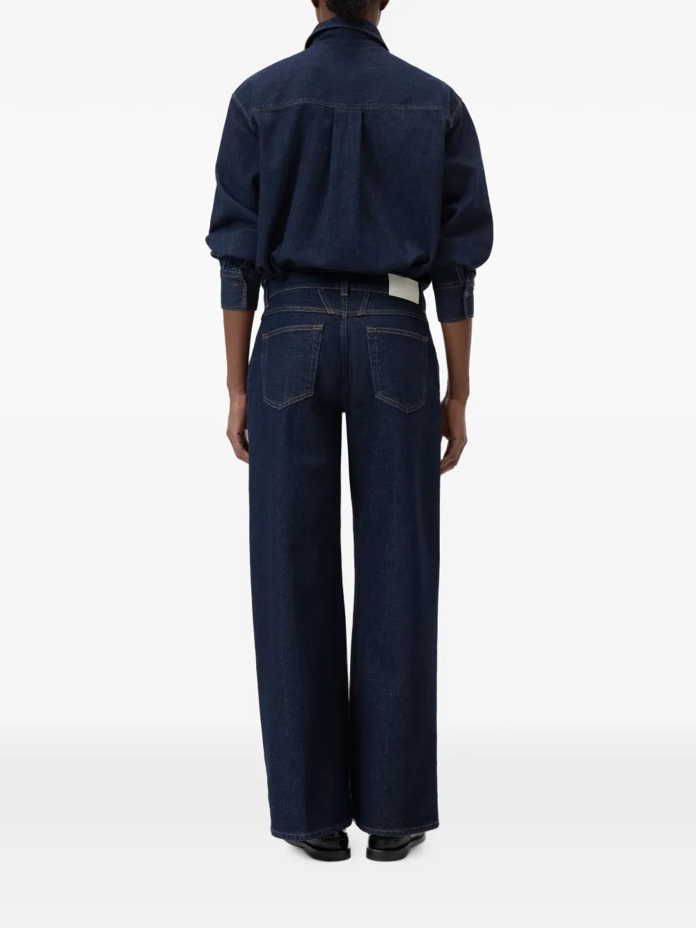 Closed Jayla jeans met wijde pijpen Blauw