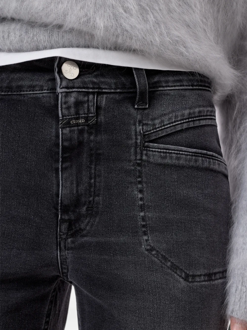 Closed Mira-X straight-leg jeans Grijs