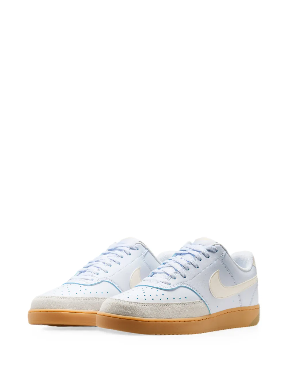 Nike Court Vision lace-up fastening sneakers Blauw