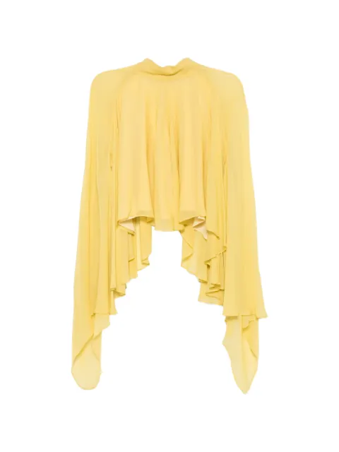 De La Vali Mia draped high-neck top
