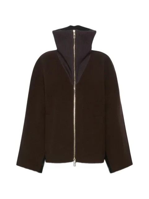 Sportmax high-neck panelled coat