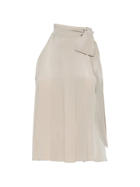 Max Mara Fune Bluse mit Schleifenkragen