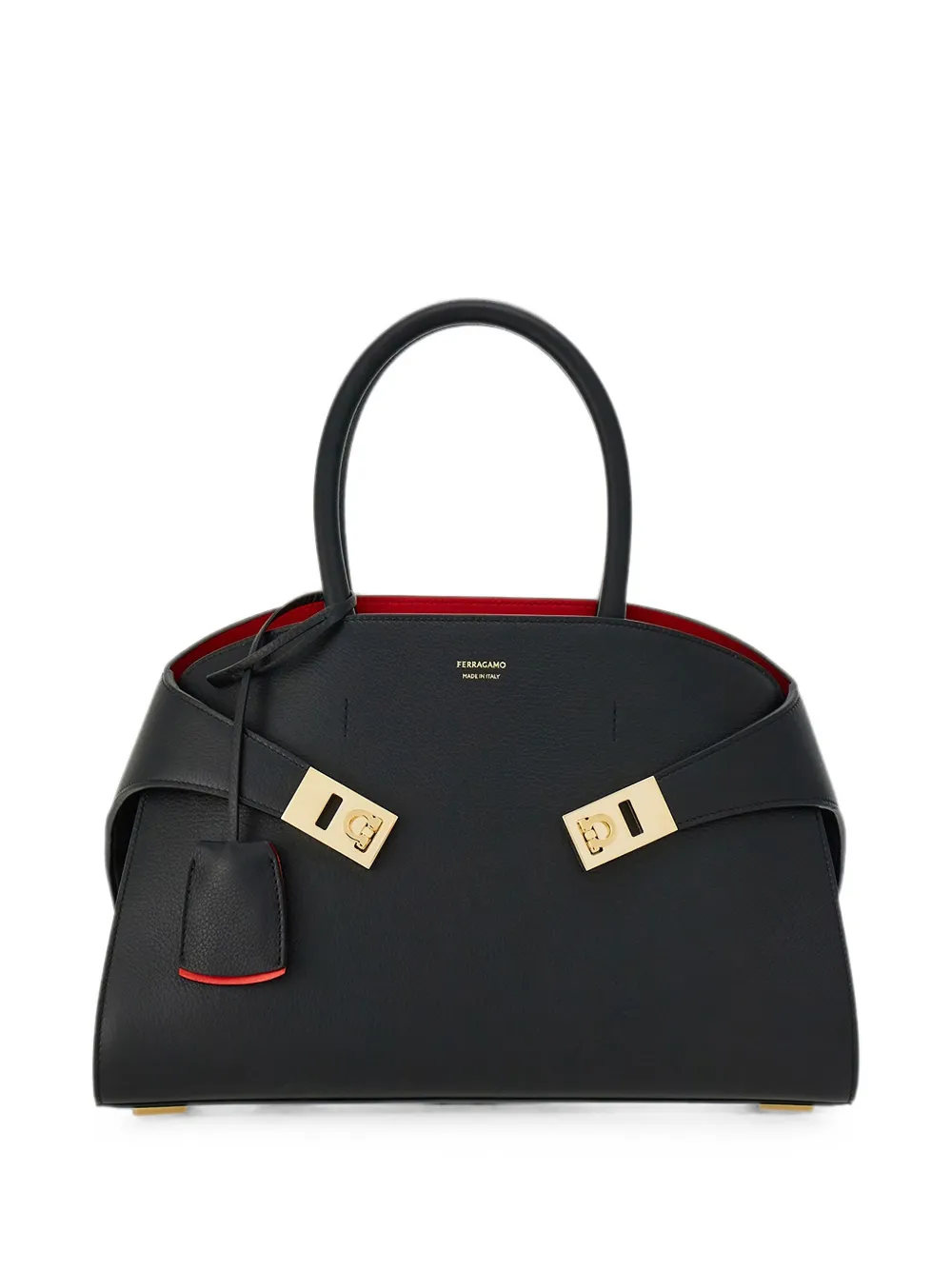 Ferragamo Hug buckle-fastening tote bag - Schwarz