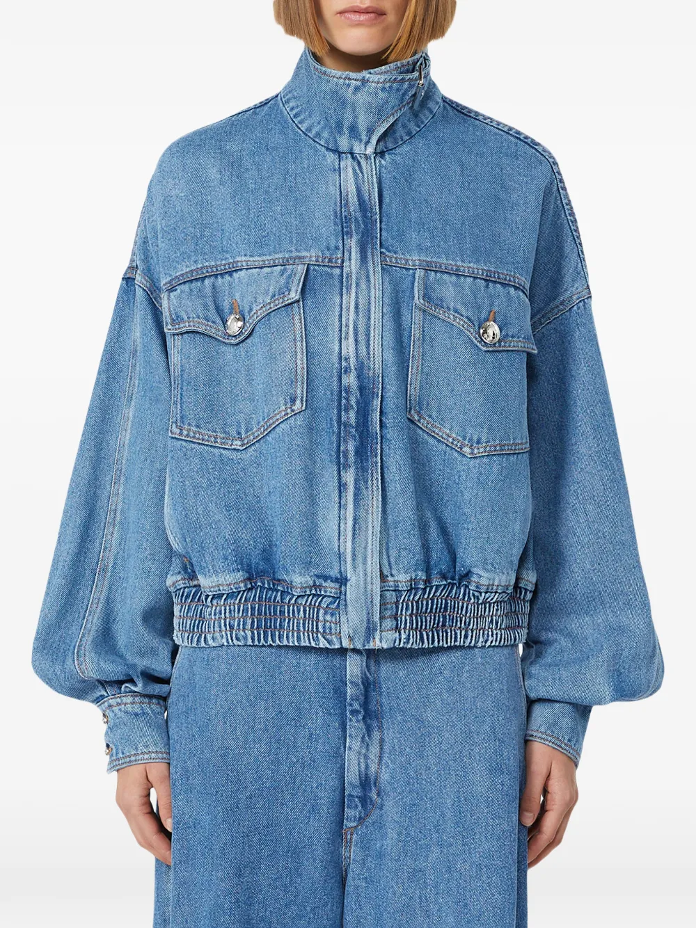 Sportmax Jack met elastische taille Blauw